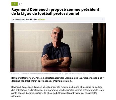 Domenech président de la LFP : le foot français est pourri