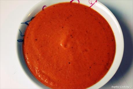 Soupe de carotte à l'oignon