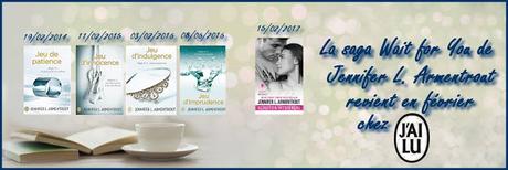 A vos agendas : la saga Wait for you de Jennifer L Armentrout revient en février chez J'ai Lu A vos agendas : la saga Wait for you de Jennifer L Armentrout revient en février chez J'ai Lu