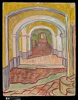 Van Gogh, Couloir d'asile, MET