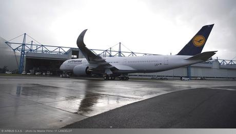 Première livraison de l’A350-900 de Lufthansa le 19 décembre 2016