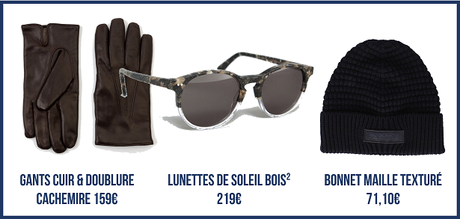 Accessoires homme Look week-end détente Accessoires homme Look week-end détente