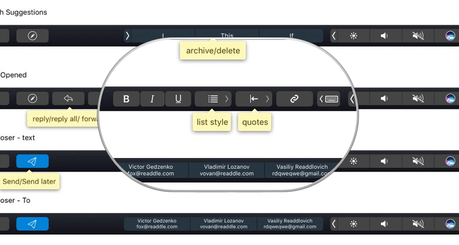 Spark Mac: le client Mail se prépare pour Touch Bar Spark Mac: le client Mail se prépare pour Touch Bar