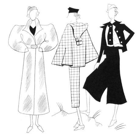 Images de mode, novembre 1935 Images de mode, novembre 1935