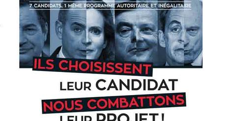 Ils choisissent leur candidat. Nous combattons leur projet. Primaire-de-la-droite-mobilisons-nous