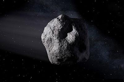 Artist's concept of a near-Earth object