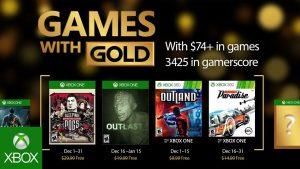 Games With Gold – les jeux de décembre 2016 Games With Gold – les jeux de décembre 2016