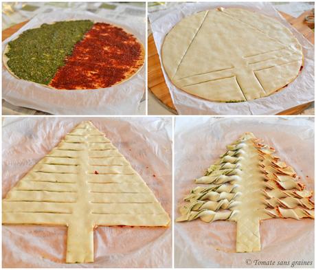 Sapin feuilleté {Noël} Sapin feuilleté