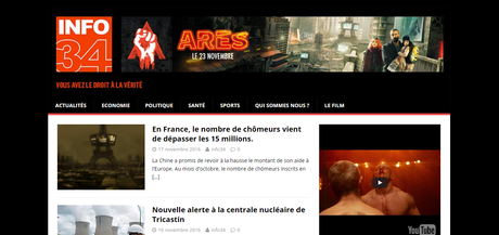 Arès : découvrez Infos 34, le seul média libre de 2035 Arès : découvrez Infos 34, le seul média libre de 2035