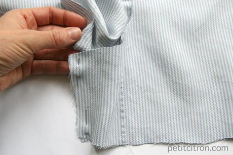 Cousons ensemble du short boxer – semaine 7 : modèle caleçon, avec une fente sur le devant Cousons ensemble du short boxer – semaine 7 : modèle caleçon, avec une fente sur le devant