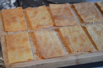 coupez des rectangles de pâte