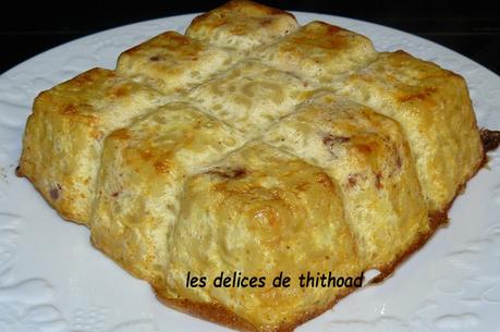 Gâteau de coquillettes et de chorizo au parmesan Gâteau de coquillettes et de chorizo au parmesan
