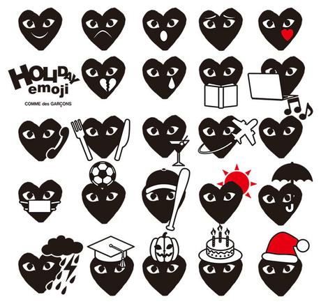 Comme des garçons, les émojis Comme des garçons, les émojis