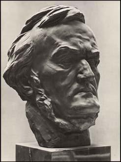 Arno Breker modelant le buste de Richard Wagner