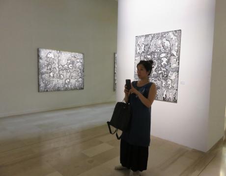Visite de l'exposition de Ricardo Ozier - Lafontaine