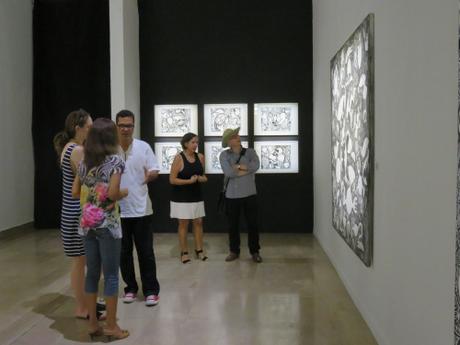 Visite de l'exposition de Ricardo Ozier - Lafontaine 