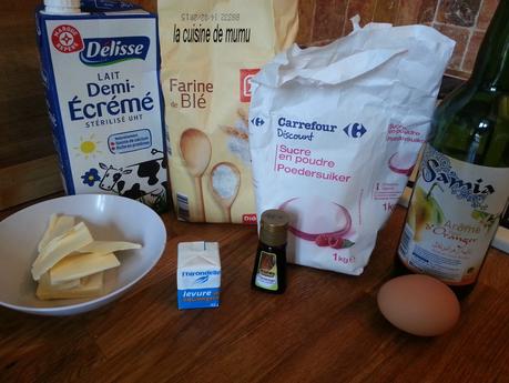 Brioche à la fleur d’oranger les ingrédients