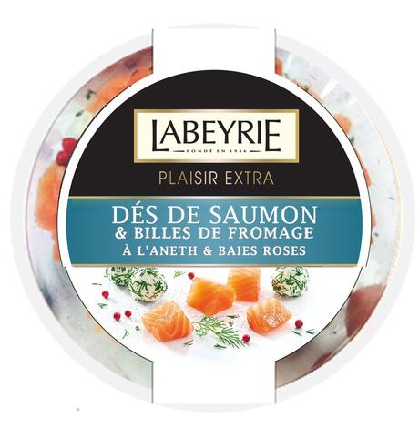 Noël selon Labeyrie Dés de saumon