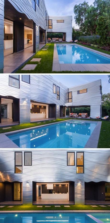 DECO : The Wave House modern-metal-siding-271116-100-05-2-740x1498