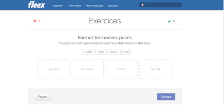 Fleex, apprendre l’anglais avec les films et les séries Exercices sur Fleex