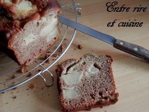 Cake aux poires et à la farine de châtaigne