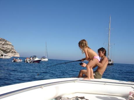 Vacances en famille sur le bateau