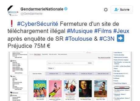 Zone-telechargement.com déjà de retour (mais DL-protect.com down) ! zone-telechargement-gendarmerie-nationale