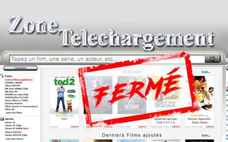 Et hop, le site « Zone Téléchargement » fermé par la Gendarmerie Nationale