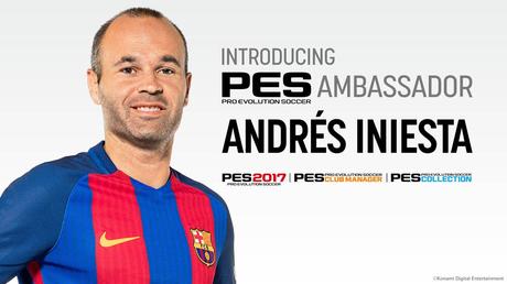 Andrés Iniesta nommé Ambassadeur officiel PES
