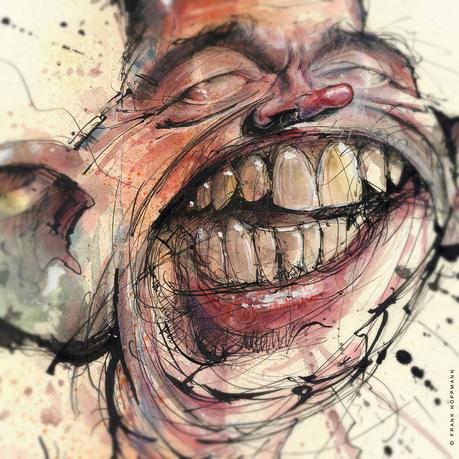 Frank Hoppmann – caricature satirique – Bernd Lucke