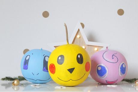 DIY : Des boules de Noël Pokemon à partir de Gourdes !