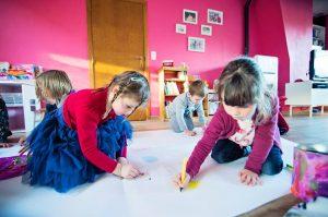 Elles ont eu 5 ans ! Alice & Juliette - 5 ans - Une grande fresque