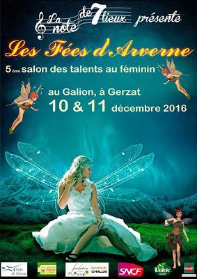 Salon Les Fées d'Arverne à Gerzat (63) Samedi 10 et dimanche 11/12/2016
