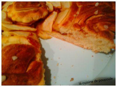 Brioche marguerite aux pommes au thermomix ou kitchenaid