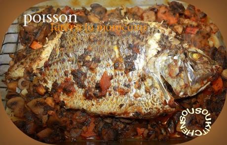 cuisine marocaine poisson farci au four