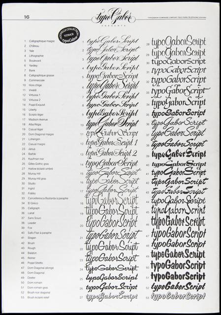 L’histoire des magazines typoGabor | N°1 American Type Collection L’histoire des magazines typoGabor | N°1 American Type Collection