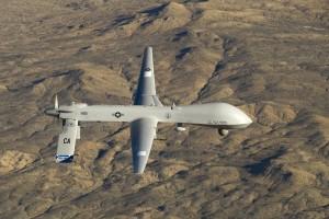 Un drone Predator au-dessus de la Californie, le 6 février 2013. Source : Reuters /U.S. Air Force/Tech. Sgt. Effrain Lopez/