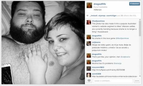 #Aftersex : les selfies après l’amour existent-ils vraiment ? Source : Instagram.