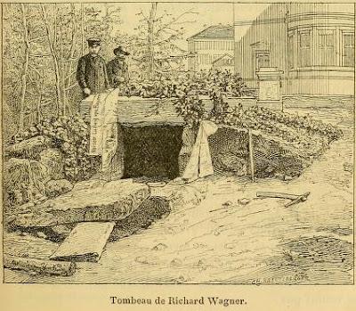 Les funérailles de Richard Wagner à Bayreuth: trois dessins de Charles Kreuzberger