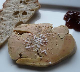 foie gras , facile , super bon , au gros sel