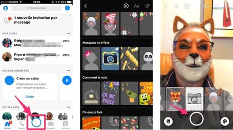 Facebook Messenger : ajoutez des masques, stickers et filtres à vos photos et vidéos
