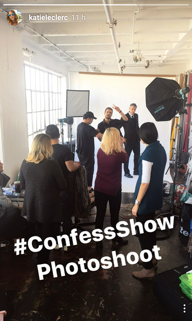 Photoshoot pour la série TV Confess Photoshoot pour la série TV Confess