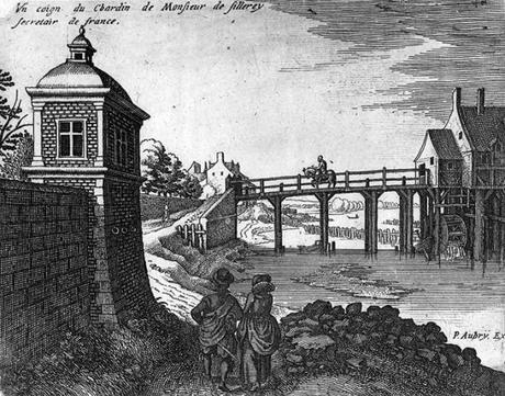 matthieu-merian-1622-le-pont-et-le-moulin-des-jardins-du-chateau-de-conflans