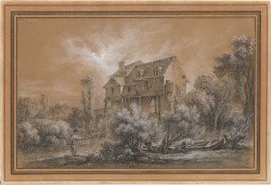 boucher-the-mill-of-quiquengrogne-at-charenton-morgan-library