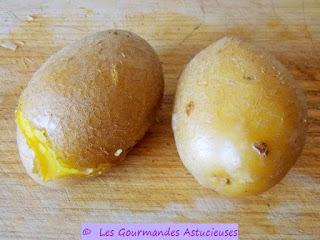 Courge farcie aux pommes de terre, pois chiches et noisettes (Vegan)