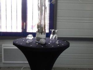 Ma table blanc argent Ma table blanc argent