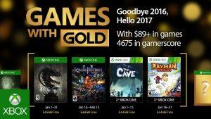 Games With Gold – les jeux de janvier 2017 Games With Gold – les jeux de janvier 2017