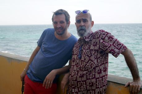 Avec Jean-Philippe Gautrais à Gorée