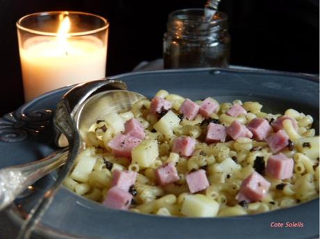 coquillette-au-jambon-tapenade-truffes