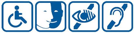 logos accessibilité handicap